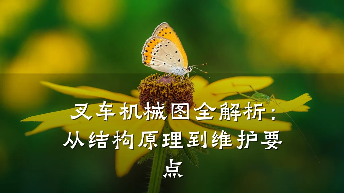 叉车机械图全解析:从结构原理到维护要点