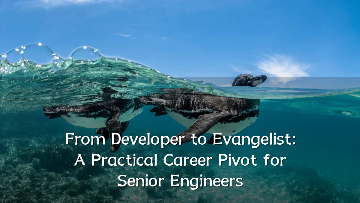 From Developer to Evangelist: A Practical Career Pivot for Senior Engineers
