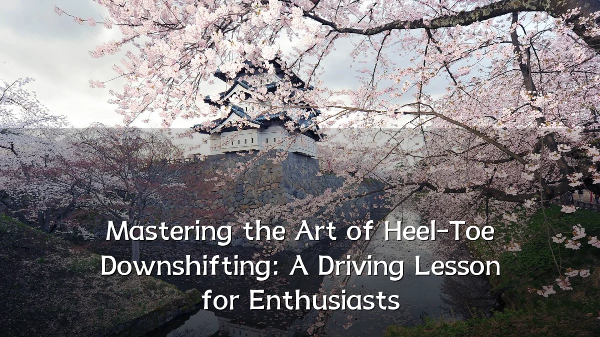Mastering the Art of Heel-Toe Downshifting: A Driving Lesson for Enthusiasts