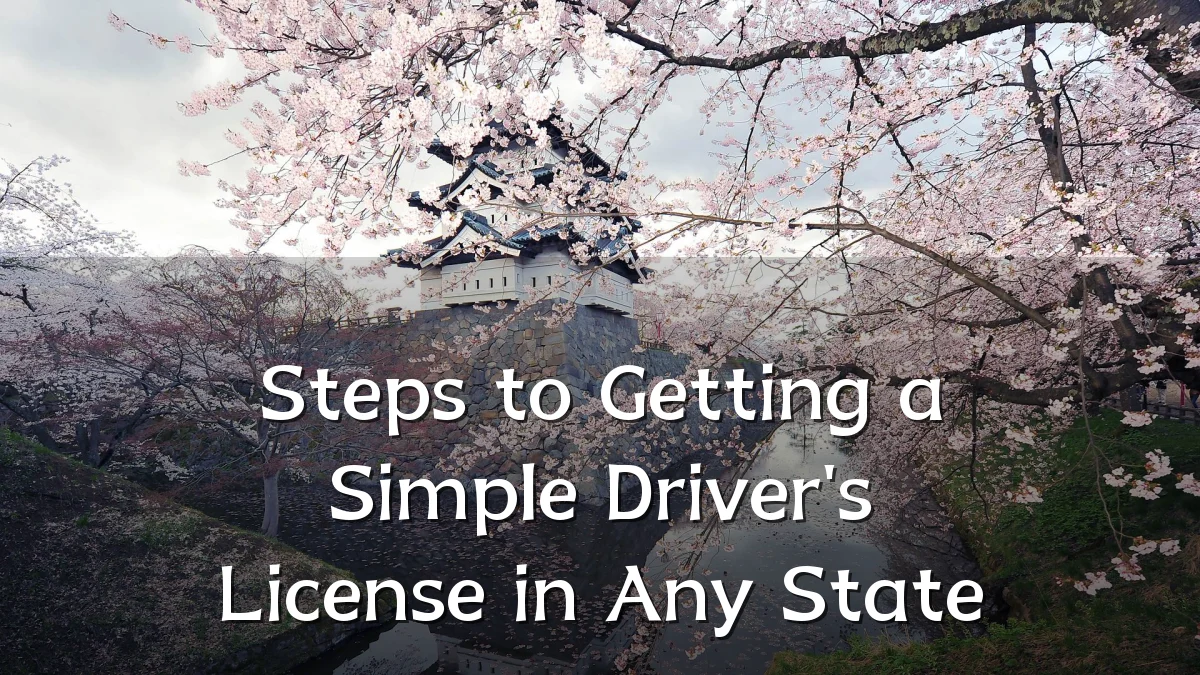 Steps to Getting a Simple Driver's License in Any State