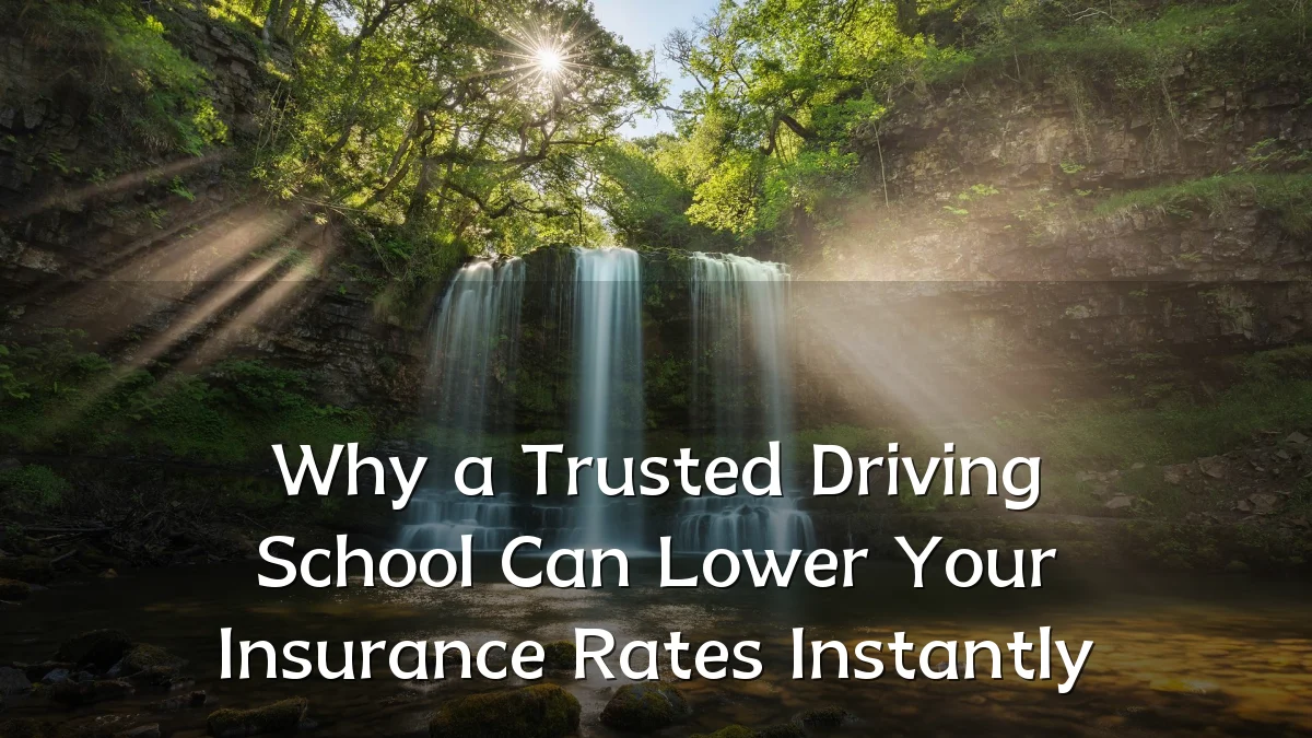 Why a Trusted Driving School Can Lower Your Insurance Rates Instantly