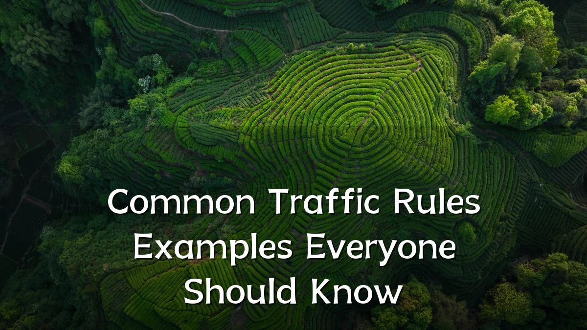 Common Traffic Rules Examples Everyone Should Know