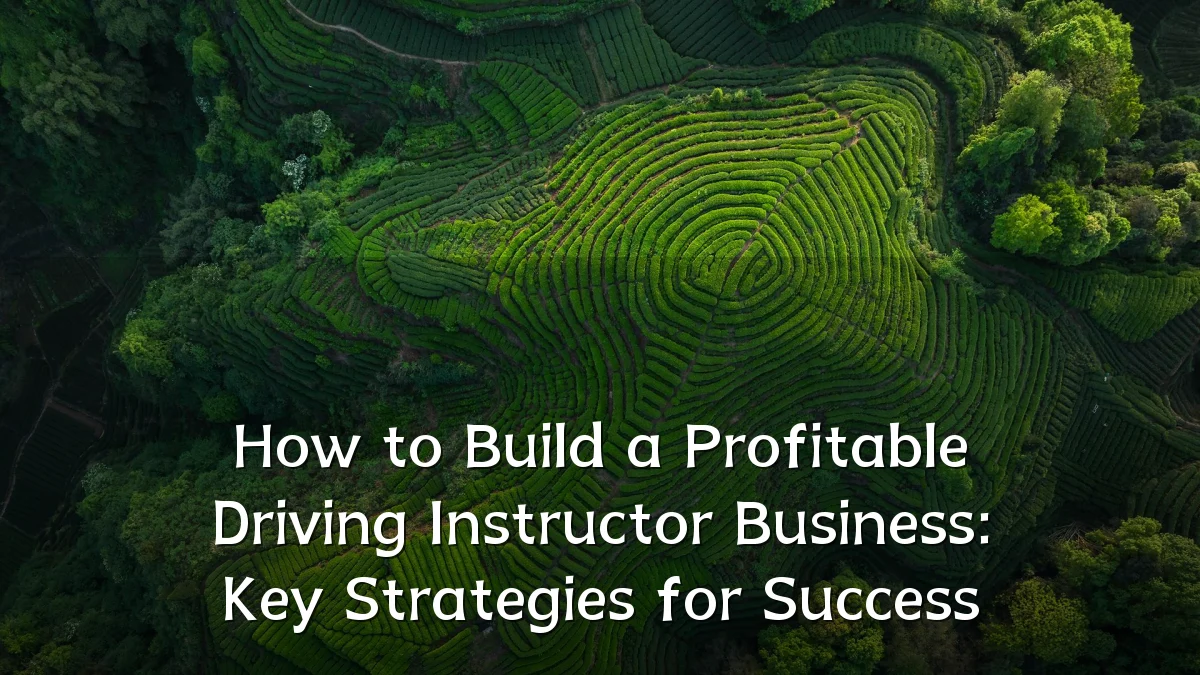 How to Build a Profitable Driving Instructor Business: Key Strategies for Success