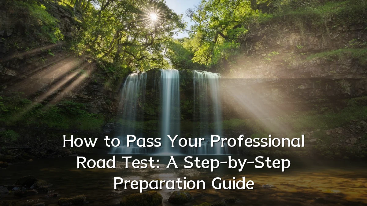 How to Pass Your Professional Road Test: A Step-by-Step Preparation Guide
