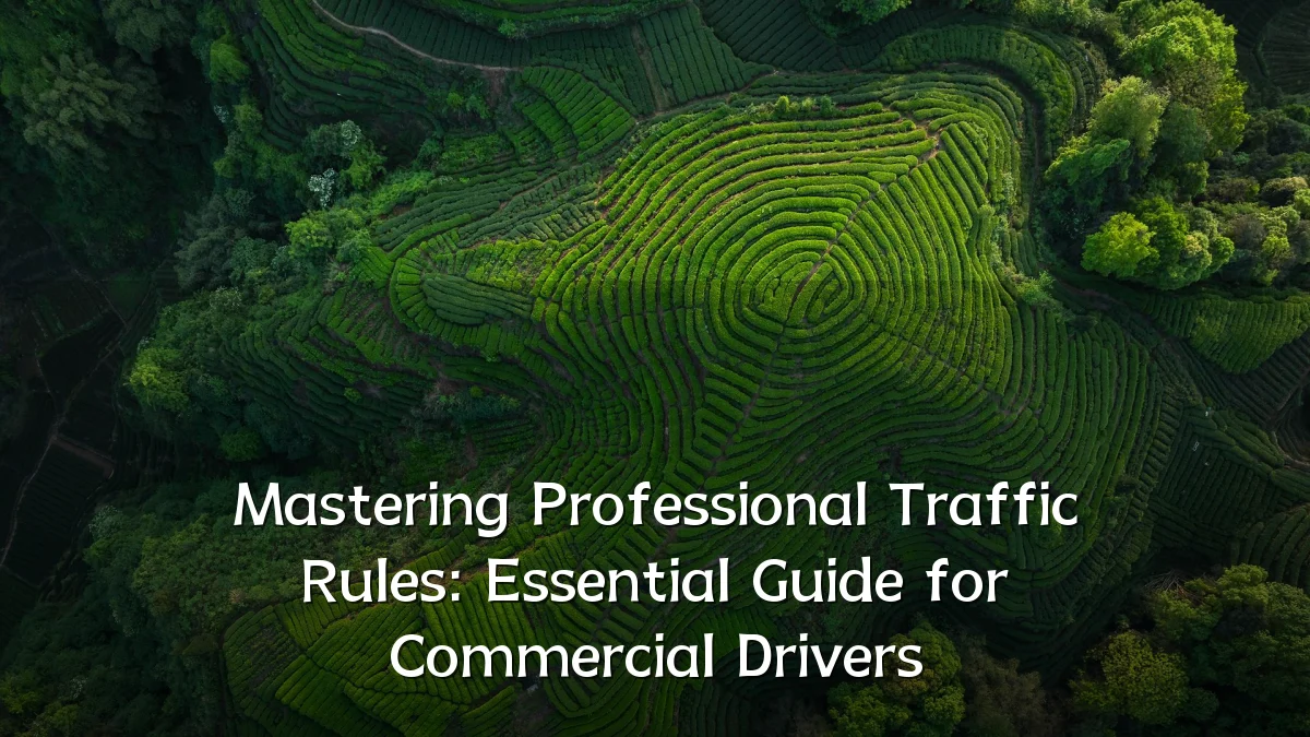 Mastering Professional Traffic Rules: Essential Guide for Commercial Drivers