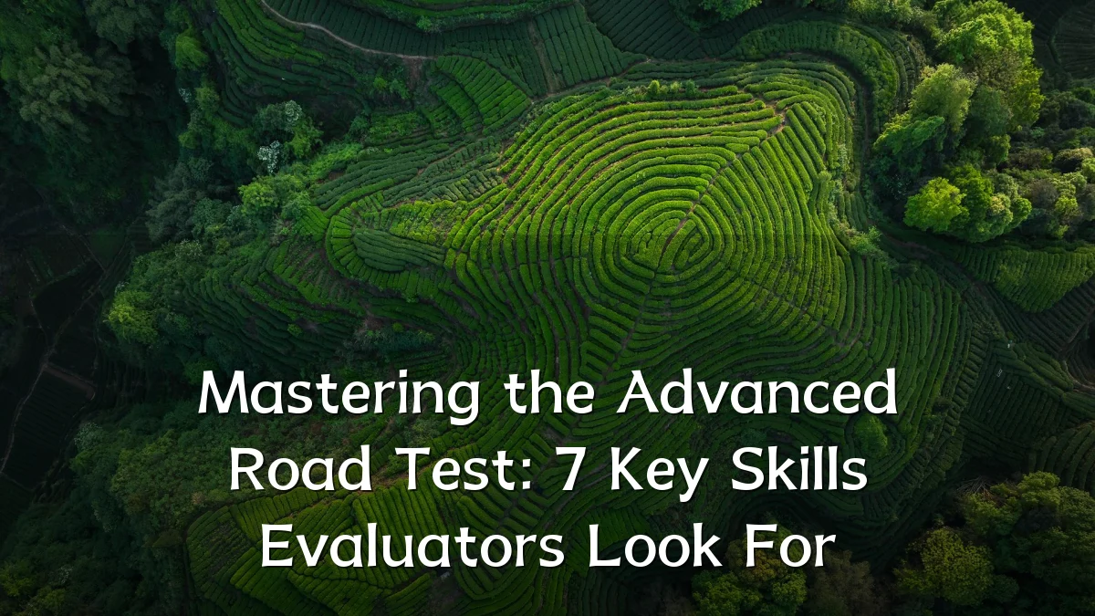 Mastering the Advanced Road Test: 7 Key Skills Evaluators Look For