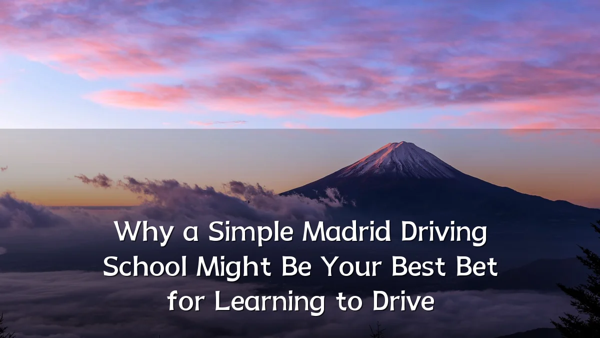 Why a Simple Madrid Driving School Might Be Your Best Bet for Learning to Drive