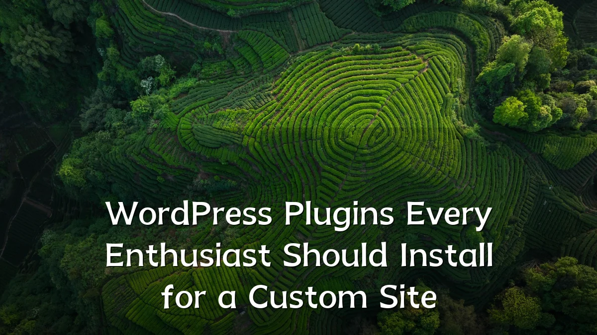 WordPress Plugins Every Enthusiast Should Install for a Custom Site